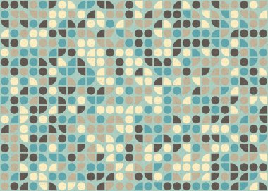 Soyut geometrik desen, üretken hesaplama çizimi