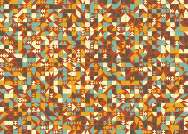 Soyut geometrik desen, üretken hesaplama sanatı 