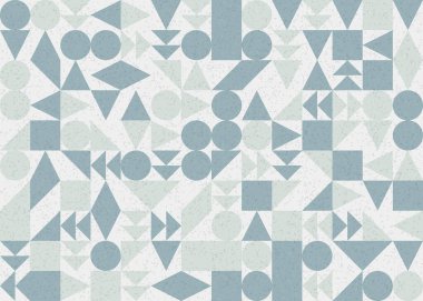 Soyut Geometrik Desen üretken hesaplama sanatı çizimi