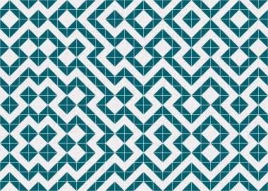 Soyut geometrik desen, üretken hesaplama sanatı 