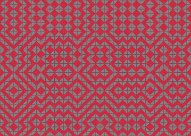 Soyut geometrik desen, üretken hesaplama çizimi