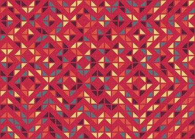 Soyut geometrik desen, üretken hesaplama sanatı 