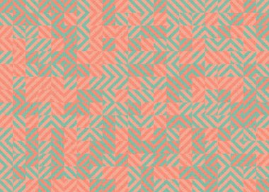 Soyut geometrik desen, üretken hesaplama sanatı 