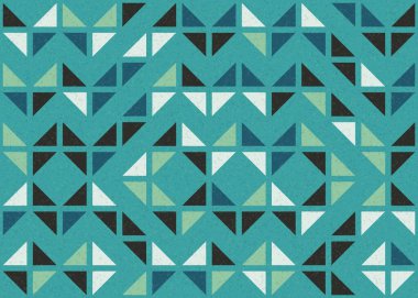 Soyut geometrik desen, üretken hesaplama çizimi