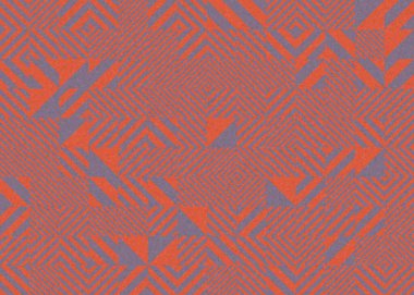 Soyut geometrik desen, üretken hesaplama sanatı 