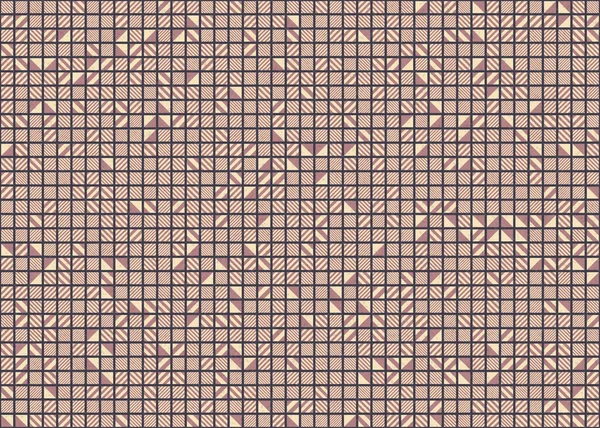 Abstraktes Geometrisches Muster Generative Computerkunst — Stockvektor