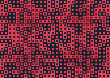 Soyut Geometrik Desen üretken hesaplama sanatı çizimi  