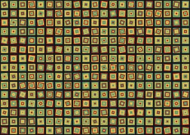 Soyut Geometrik Desen Üretken hesaplama sanatı, vektör illüstrasyonu