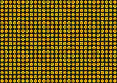 Soyut Geometrik Desen üretken hesaplama sanatı çizimi  