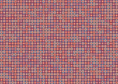 Soyut Geometrik Desen üretken hesaplama sanatı çizimi 