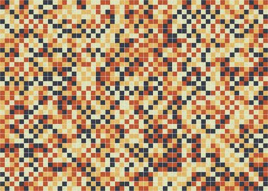 Soyut Geometrik Desen Üretken hesaplama sanatı, vektör illüstrasyonu