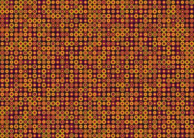 Soyut Geometrik Desen Üretken hesaplama sanatı, vektör illüstrasyonu