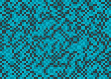 Soyut Geometrik Desen Üretken hesaplama sanatı, vektör illüstrasyonu