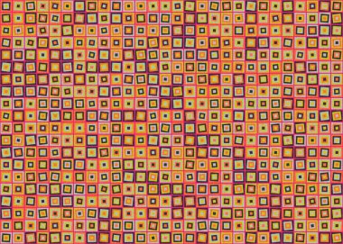 Soyut Geometrik Desen üretken hesaplama sanatı çizimi  