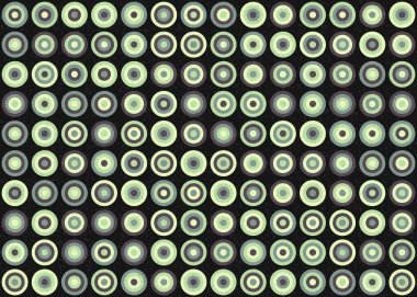 Soyut Geometrik Desen Üretken hesaplama sanatı, vektör illüstrasyonu