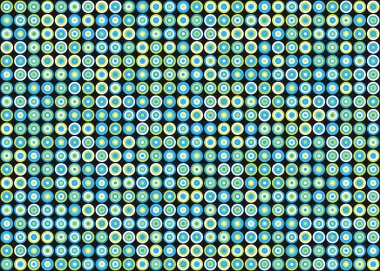 Soyut Geometrik Desen Üretken hesaplama sanatı, vektör illüstrasyonu