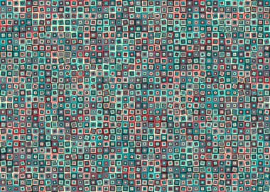 Soyut Geometrik Desen Üretken hesaplama sanatı, vektör illüstrasyonu