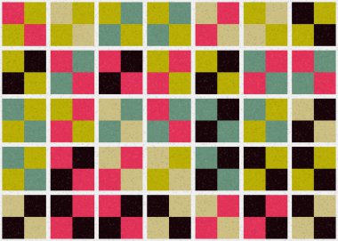 Soyut Geometrik Desen Üretken hesaplama sanatı, vektör illüstrasyonu