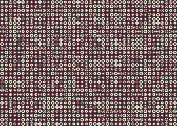 Abstrakte Geometrische Muster Generative Computergestützte Kunstillustration — Stockvektor