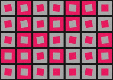 Soyut Geometrik Desen üretken hesaplama sanatı çizimi  