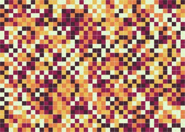 Soyut Geometrik Desen üretken hesaplama sanatı çizimi 