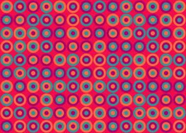 Soyut Geometrik Desen Üretken hesaplama sanatı, vektör illüstrasyonu