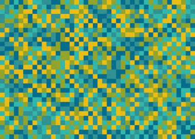 Soyut Geometrik Desen üretken hesaplama sanatı çizimi  