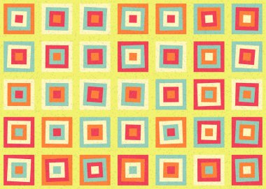 Soyut Geometrik Desen üretken hesaplama sanatı çizimi  