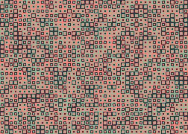 Soyut Geometrik Desen üretken hesaplama sanatı çizimi  