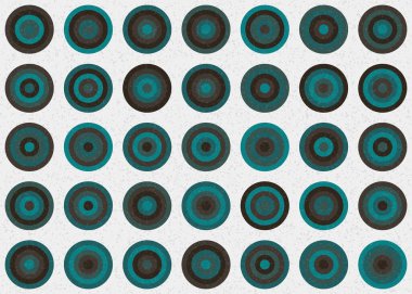 Soyut Geometrik Desen üretken hesaplama sanatı çizimi 