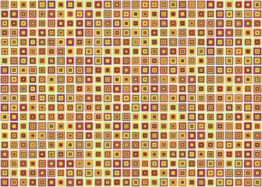 Soyut Geometrik Desen üretken hesaplama sanatı çizimi 