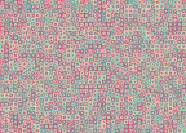 Soyut Geometrik Desen üretken hesaplama sanatı çizimi  