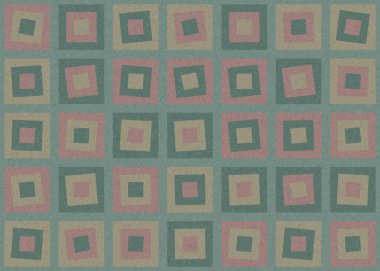 Soyut Geometrik Desen Üretken hesaplama sanatı, vektör illüstrasyonu