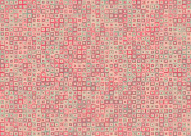 Soyut Geometrik Desen Üretken hesaplama sanatı, vektör illüstrasyonu