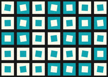 Soyut Geometrik Desen üretken hesaplama sanatı çizimi 