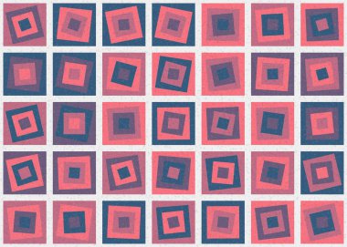 Soyut Geometrik Desen üretken hesaplama sanatı çizimi  