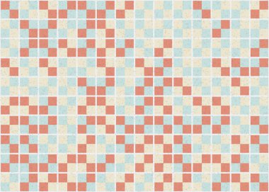 Soyut Geometrik Desen üretken hesaplama sanatı çizimi 