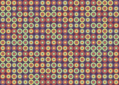 Soyut Geometrik Desen üretken hesaplama sanatı çizimi  