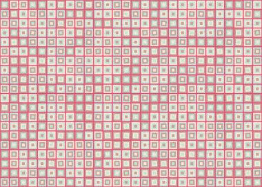 Soyut Geometrik Desen Üretken hesaplama sanatı, vektör illüstrasyonu