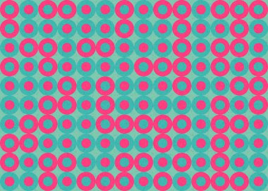 Soyut Geometrik Desen üretken hesaplama sanatı çizimi 