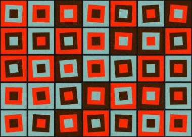 Soyut Geometrik Desen üretken hesaplama sanatı çizimi  