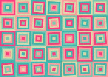 Soyut Geometrik Desen üretken hesaplama sanatı çizimi 