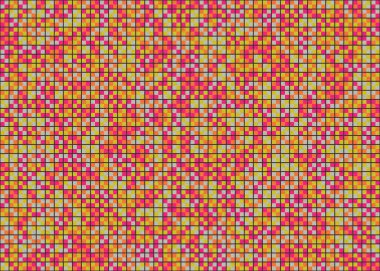 Soyut Geometrik Desen üretken hesaplama sanatı çizimi 