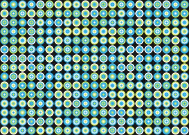 Soyut Geometrik Desen üretken hesaplama sanatı çizimi  