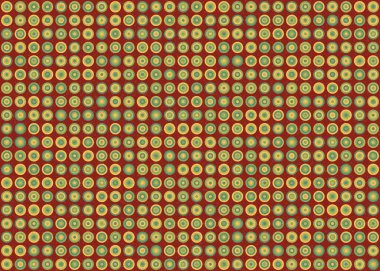 Soyut Geometrik Desen üretken hesaplama sanatı çizimi  