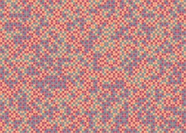 Soyut Geometrik Desen üretken hesaplama sanatı çizimi 