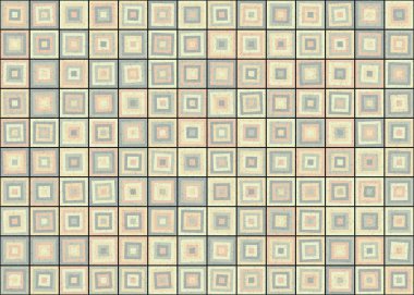 Soyut Geometrik Desen üretken hesaplama sanatı çizimi 