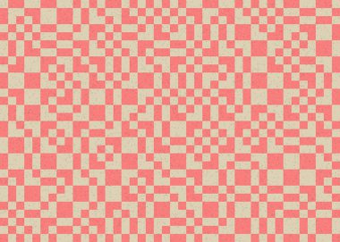 Soyut Geometrik Desen üretken hesaplama sanatı çizimi 