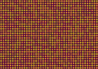 Soyut Geometrik Desen üretken hesaplama sanatı çizimi  