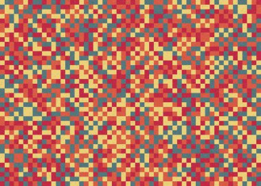 Soyut Geometrik Desen Üretken hesaplama sanatı, vektör illüstrasyonu